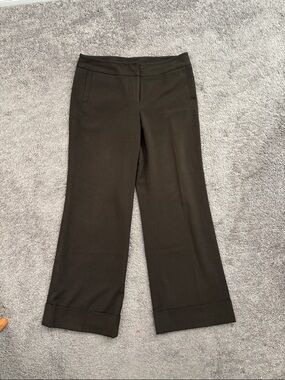 Rafaella Black Wide-Leg Trousers